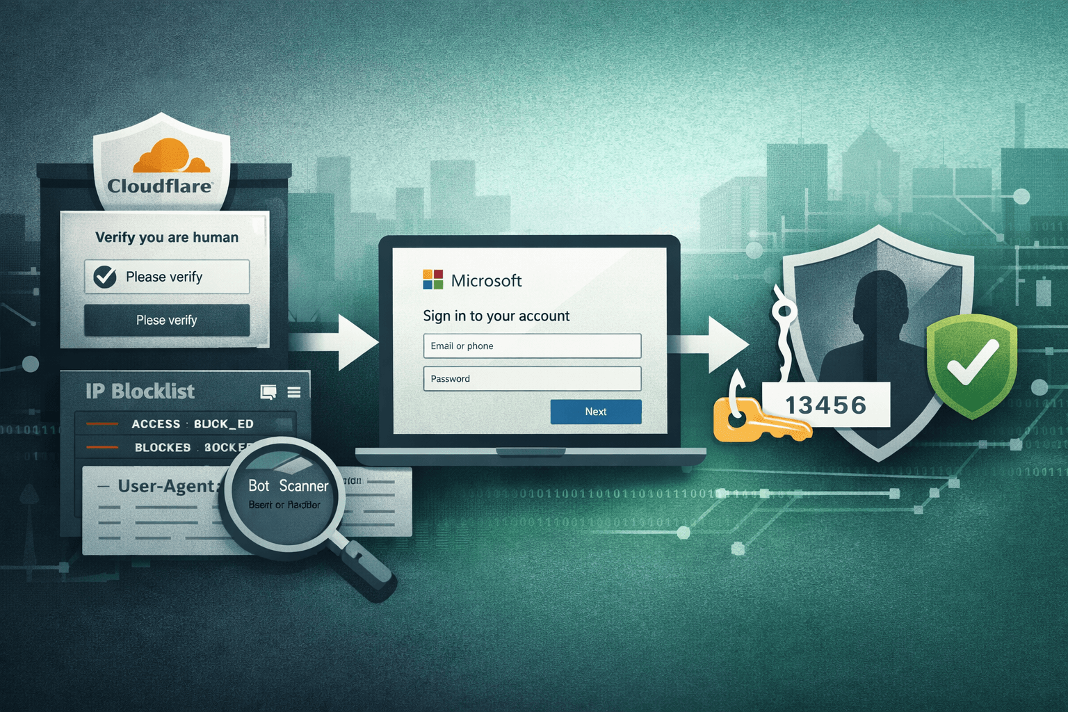 Cloudflare-Abusing Phishing Campaigns Targeting Microsoft 365